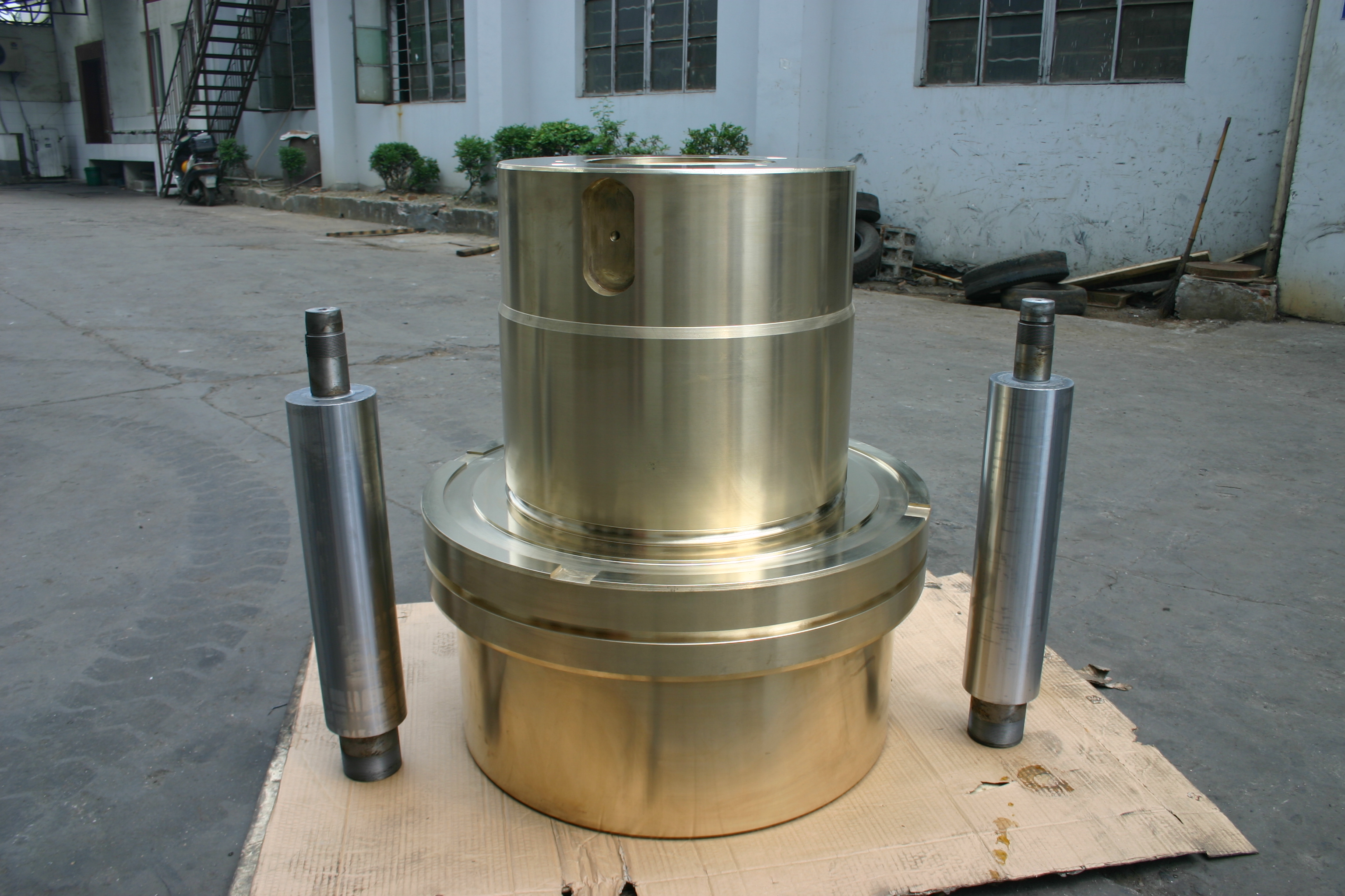 Assembled copper alloy component