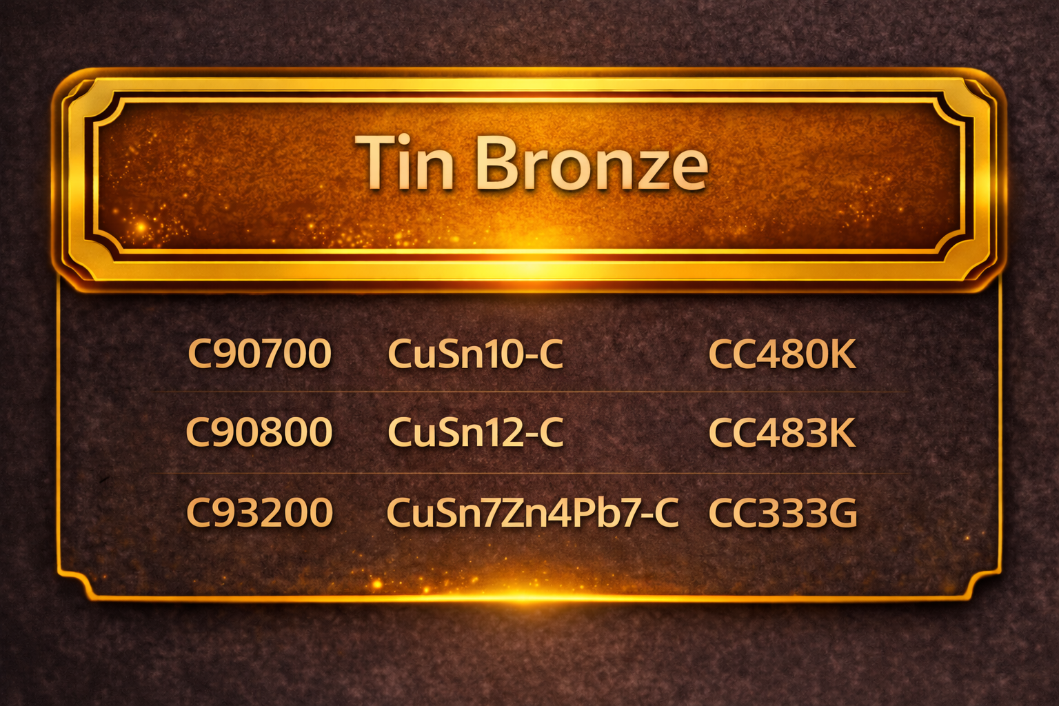 Tin Bronze